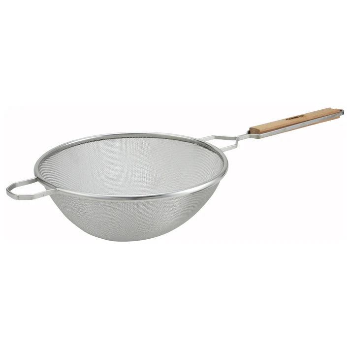 Winco Fine Mesh Strainer, Stainless Steel - Single, 10-1/2" MS2K-10S