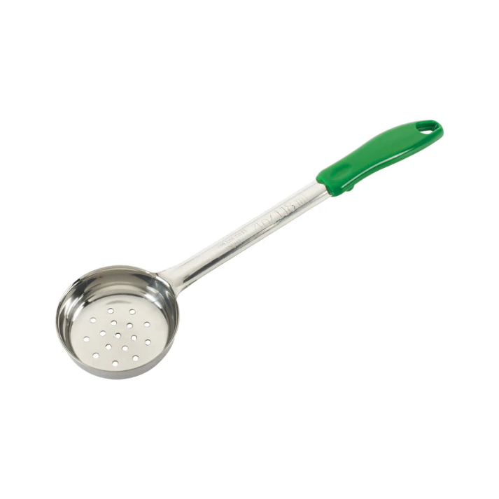 Winco 4oz Perf Food Portioner, One-piece, Green, S/S FPP-4