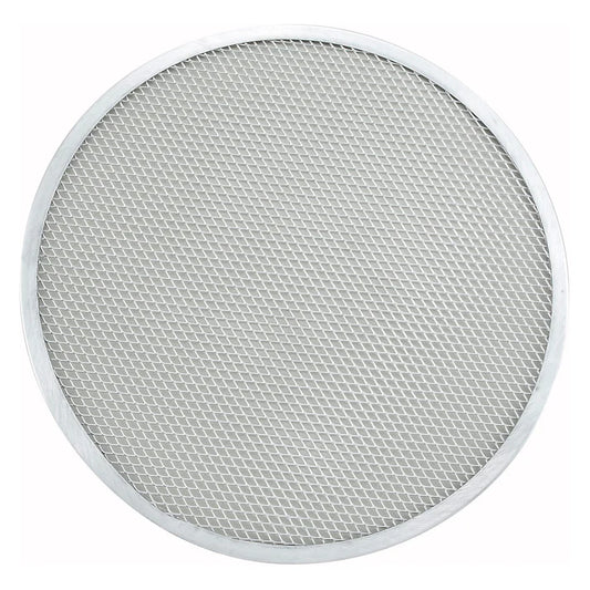 Winco Aluminum Seamless Pizza Screens - 16" APZS-16