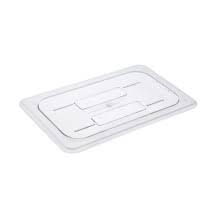Crestware FPC4 1/4 Size Food Pan Cover Solid Clear Polycarbonate