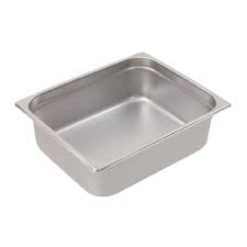 Crestware 4126 Saf-T-Stak Half Size Steam Table Pan 6″ Deep