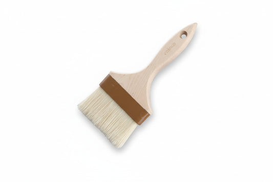 Winco Pastry/Basting Brush with Plastic Ferrule - 4" Flat WFB-40