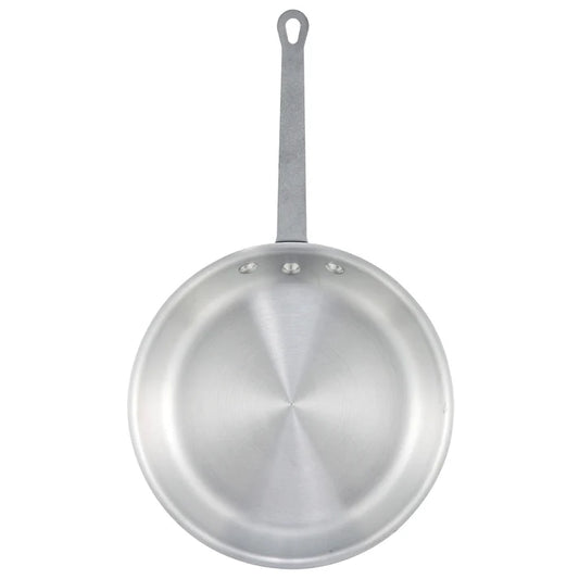 Winco Aluminum Fry Pan, Gladiator, Natural Finish - 8" AFP-8A