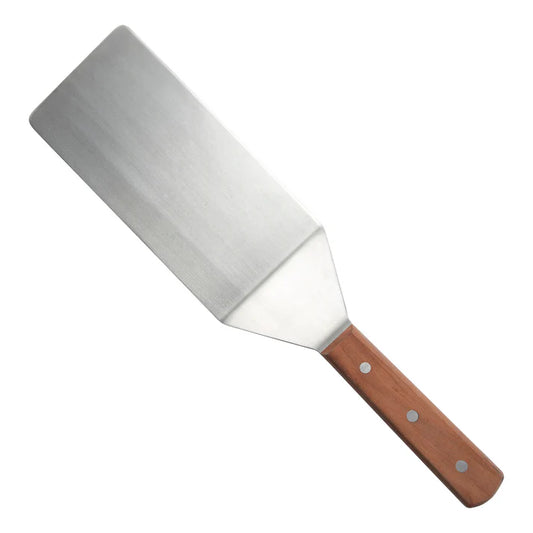 Winco Turner with Offset, Wooden Handle, 8" x 4" Blade TN48