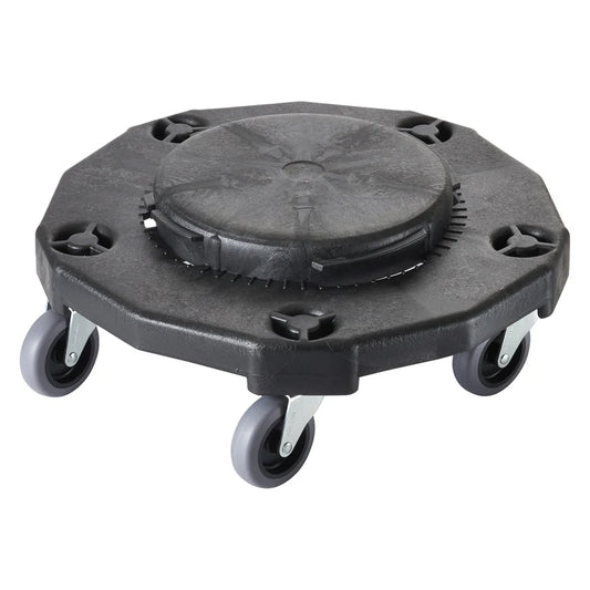 Winco DLR-2 - Round Trash Can Dolly, 18", Extra Heavy-duty