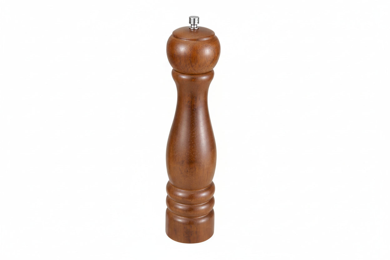 Winco 10" Peppermill, Russet Brown Wood WPM-10