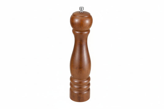 Winco 10" Peppermill, Russet Brown Wood WPM-10