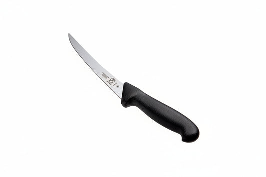 Mercer Culinary M13704 BPX® 5 1/2" Semi-Flexible Curved Boning Knife with Nylon Handle