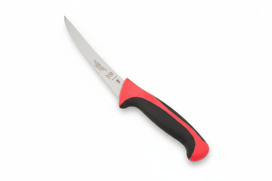 Mercer Culinary M23820RD Millennia Colors® 6" Curved Stiff Boning Knife with Red Handle