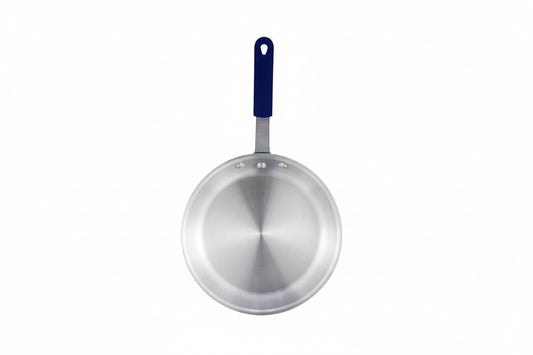 Winco Aluminum Fry Pan, Gladiator, Natural Finish - 12" Dia with Silicone Sleeve AFP-12A-H