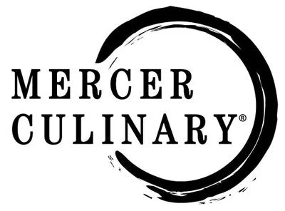 Mercer Culinary M18270 Hell's Handle® High Heat 9 1/4" x 4" Stainless Steel Beveled Edge Blade Grill Scraper with Burgundy Handle