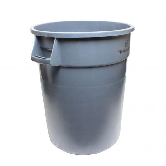 Thunder Group TRASH CAN, 44 GALLON, PLASTICS, GREY PLTC044G