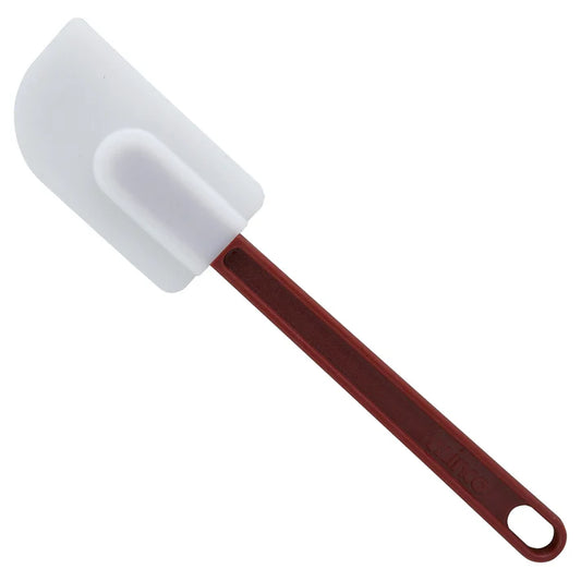 Winco Silicone Scraper, Flat Blade, Heat Resistant - 10" PSD-10