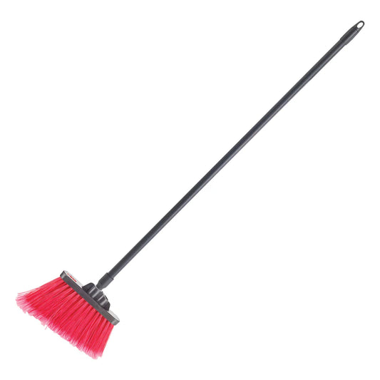 Winco BRAF-9R-H - Angled Broom with 48"L Fiberglass Handle, Flagged, Medium-Duty