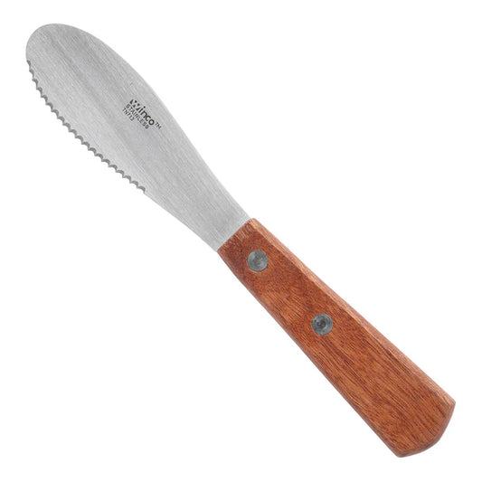 Winco Sandwich Spreader, Wooden Handle, 3-5/8" x 1-1/4" Blade TN713