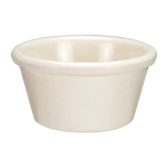 Winco Ramekin, 3 oz., plain, melamine, bone RP-3B