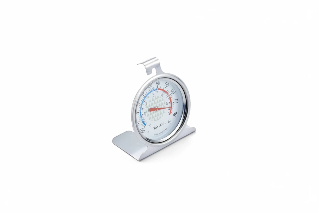 Taylor Refrigerator Freezer Thermometer w/ 2 1/4" Dial, 20 to 80F 3507FS