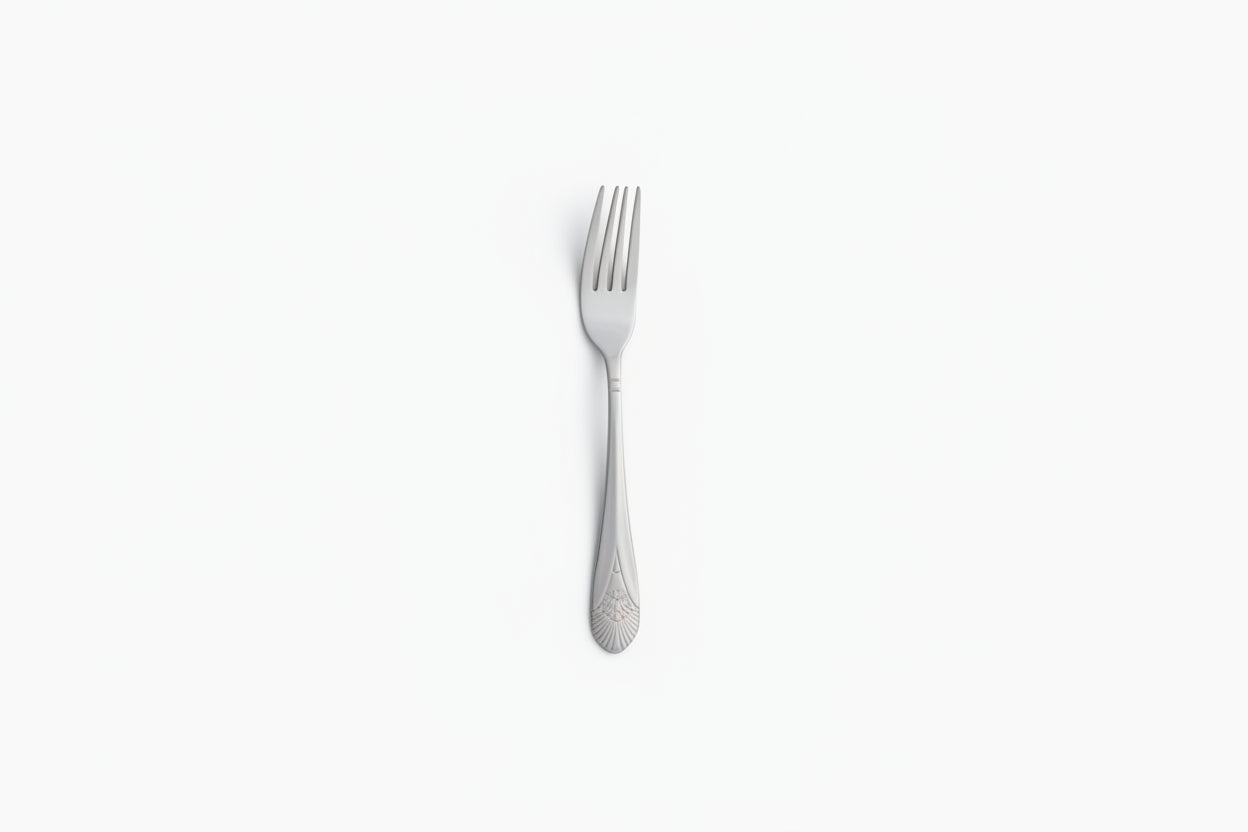 International Tableware CS-229 8-5/8 Inch Euro Dinner Fork Stainless Steel Mirror Finish - 1 Dozen