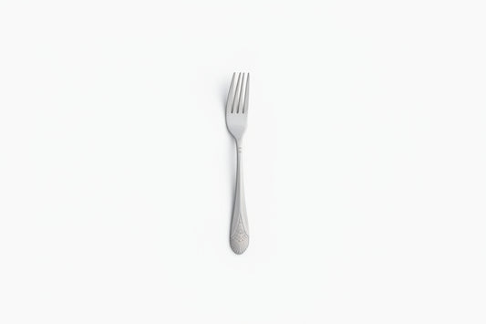 International Tableware CS-229 8-5/8 Inch Euro Dinner Fork Stainless Steel Mirror Finish - 1 Dozen