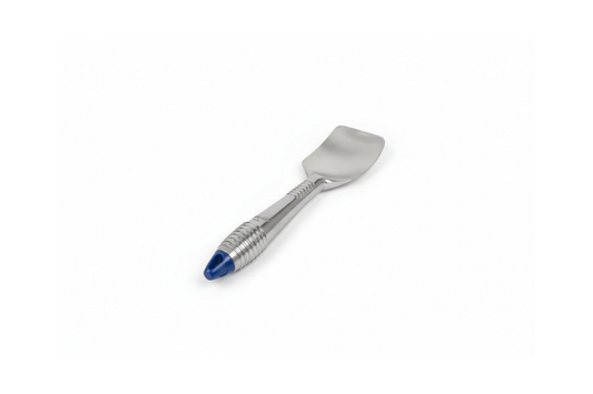Vollrath 10 1/8" Aluminum Blue Ice Cream Spade with Extended Handle 47270