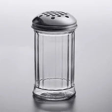 American Metalcraft GLASS SHAKER SET, CHEESE TOP, 12 OZ.  3" DIA X 5-3/8" H GLA300