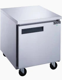Dukers Single Door Undercounter Refrigerator in Stainless Steel DUC29R