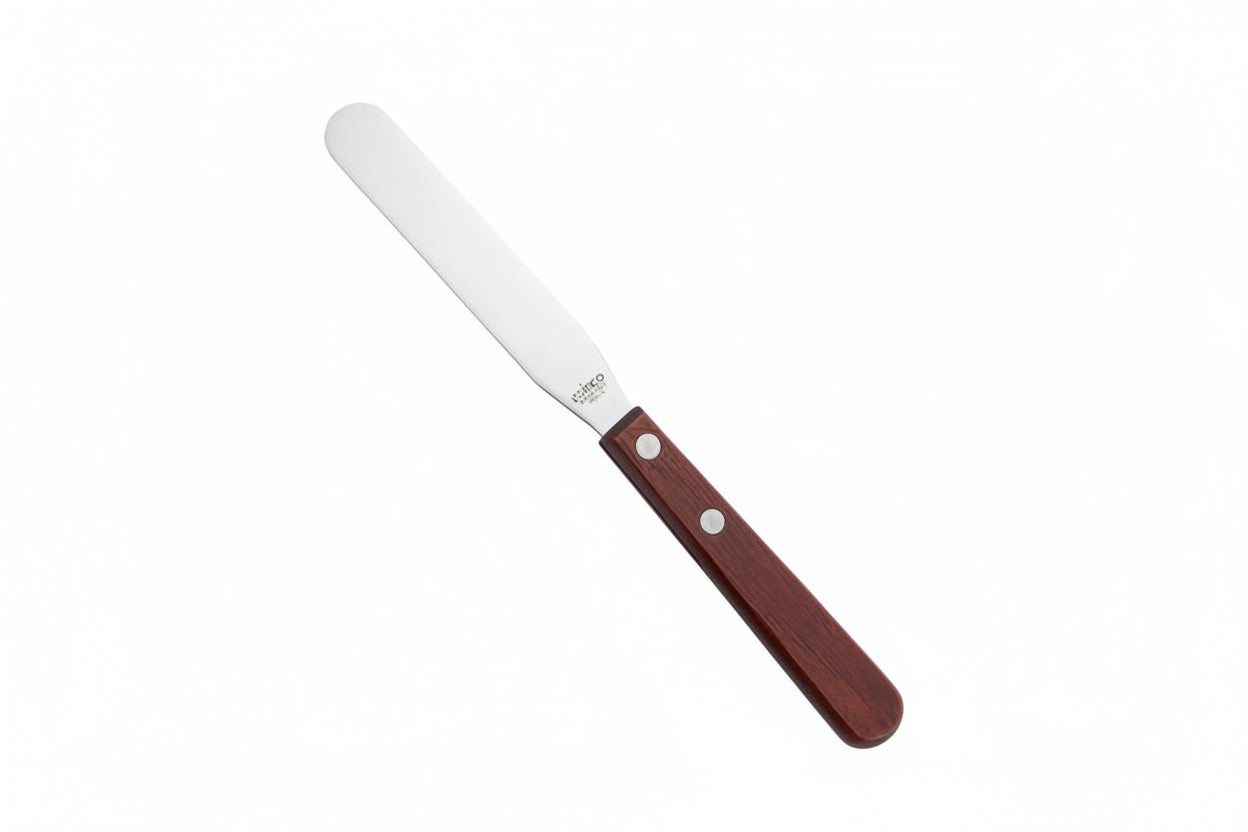 Winco Bakery Spatula, Wooden Handle - 4" x 11/16" TNS-4