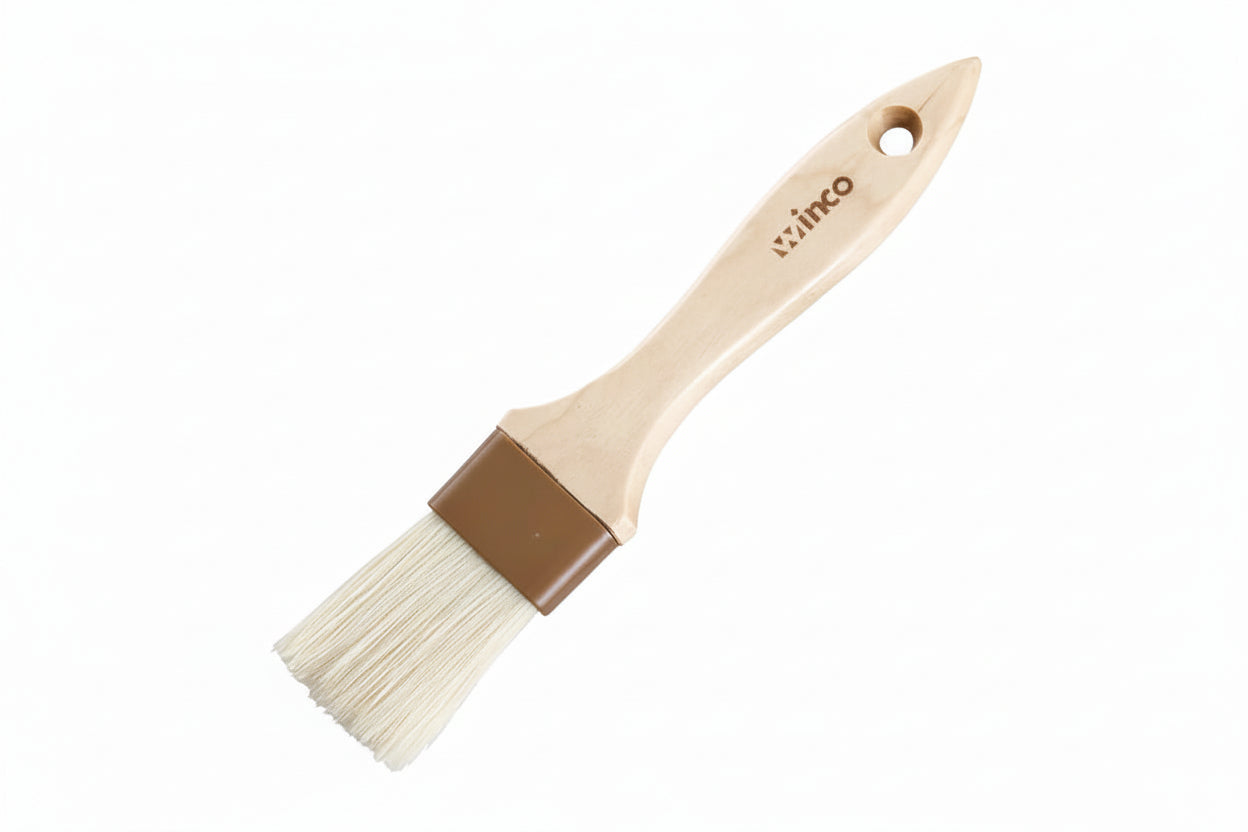 Winco Pastry/Basting Brush with Plastic Ferrule - 1-1/2" Flat WFB-15
