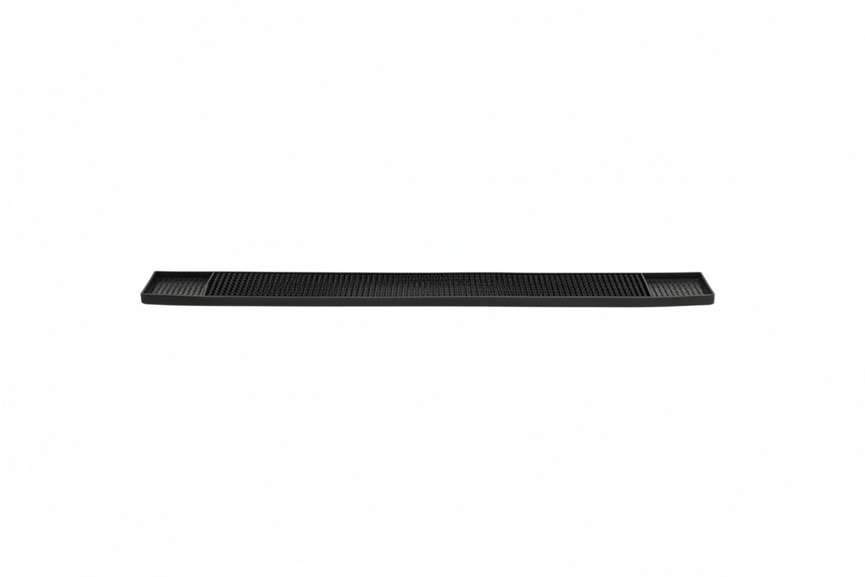 Winco Bar Rail Spill Mat, 27" x 3-1/4" - Black BM-327K